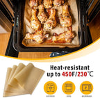 Parchment Paper Sheets for Baking 12-16 IN Precut Non-Stick Parchment Paper Unbleached Baking Sheet Paper for Air Fryer,Baking,Sandwich,Grilling,Steaming,Suitable For Bread Cake Cookies 300p