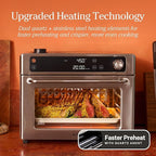 Our Place Large Wonder Oven Pro | 8-in-1 Digital Countertop Oven with Large 32Qt quarts | Non-toxic, Fast Quartz Heating | Air Fry, Toast, Roast, Bake, Broil, Reheat & Dehydrate | Stainless Steel