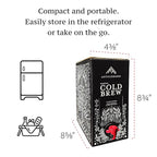 Afficionado Coffee Roasters | Magical Cold Brew | 1 Gallon | Bag in Box | Single Origin Peruvian Coffee | Medium Roast | Ready to Drink | Pasteurized & Shelf-Stable