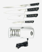 Premium Knife Sharpener Bundle Deal with Martin Yan's Chef Knife