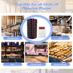 Pagers for Restaurants, 24 Coaster Beeper Restaurant Buzzer System with Beeps, Vibration, Flashing, Guest Customer Queue Pagers for Food Truck, Church Nursery