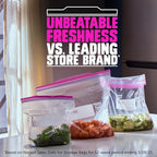 Ziploc Gallon Food Storage Bags, Stay Open Design with Stand-Up Bottom, Easy to Fill, 96 Count (Packaging May Vary)