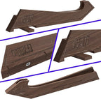 FINDKING Walnut Knife Edge Guard, Magnetic Sleeve for Counter, Drawer, Storage Pouch, Portable Blade Sheath for 8" Japanese Knife