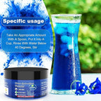 Blue Spirulina Powder - 40g Natural Blue Food Coloring, No Fishy Smell, 100% Vegan Phycocyanin Extract Spirulina Powder, Plant Based Food Dye for Cake Decorating, Smoothie, Baking, Drinks