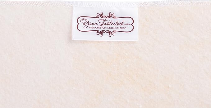 Yourtablecloth Heavy Duty Vinyl Rectangle or Square Tablecloth – 6 Gauge Heavy Duty Tablecloth – Flannel Backed – Wipeable Tablecloth with Vivid Colors & Many Sizes 52 x 108 Terra