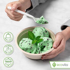 Ecovita 100% Compostable Paper Bowls [16 oz.] – 150 Disposable Bowls Eco Friendly Sturdy Tree Free Liquid and Heat Resistant Alternative to Plastic or Paper Bowls