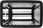 Spring Chef Professional Cheese Grater - Stainless Steel, XL Size, 4 Sides - Perfect Box Grater for Parmesan Cheese, Vegetables, Ginger - Dishwasher Safe - Black