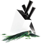 EVA SOLO | Angled Aluminum Knife Stand | Holds up to 20 knives (Sold Separatly) | Easy to Clean | Danish Design, Functionality & Quality | White
