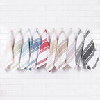 All-Clad Dual-Purpose Kitchen Towels: Highly Absorbent - 100% Cotton, 17"x30" Dish Towels for Cleaning & Drying Dishes & Glassware, 3-Pack, Cappuccino