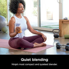 Ninja Blast Portable Blender, Cordless, 18oz. Vessel, Personal Blender For-Shakes and Smoothies, BPA Free, Leakproof-Lid and Sip Spout, USB-C Rechargeable, Dishwasher Safe Parts, Lavender, BC151ML