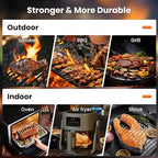 Wireless Meat Thermometer Digital-5.3 Bluetooth for Stable 800ft APP Control (iOS&Android), 10mins Charge for 24H Use Meat Probe, Accuracy ±0.5°F, Instant Read Meat Thermometer for BBQ, Grill, Oven