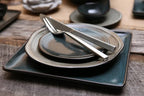 FORTESSA Arezzo 18/10 Stainless Steel Flatware, 5 Piece Place Setting With Knife, Forks and Spoons (Service For 1), Dishwasher Safe, Brushed Silver