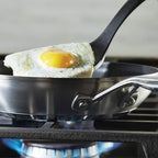 KitchenAid 71008 3-Ply Base Brushed Stainless Steel Nonstick Frying Pan/Fry Pan/Skillet, 9.5 Inch