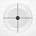 PLASTICPRO 200 Count Disposable 7 Inch White Plastic Plates