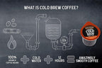 JAVA HOUSE Dark Roast Sumatran Cold Brew Pods, (6 Count) Peel and Pour Pods Hot or Iced Instant Coffee Concentrate