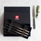 ZWILLING Porterhouse Razor-Sharp Steak Knife Set of 8 with Black Presentation Case, Gift Set