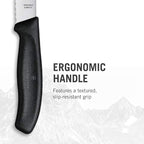 Victorinox Swiss Classic Kitchen Set - Includes Paring Knives, Carving Knife, Bread Knife & More - Premium Kitchen Accessories - Black Handles, 5-Piece Set