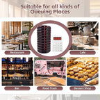 Pagers for Restaurants 20 Coaster Beeper, Restaurant Pager System Long Range, Customer Queue Pagers Set with Vibration, Flashing and Buzzer, Beepers for Food Truck, Church, Nursery