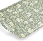 Pimpernel Morris & Co Privat Melamine Tray with Handles - Pastel Floral Serving Tray for Entertaining, Garden Dining, Afternoon Tea Display - Lightweight & Durable 19 x 12 Inch Serveware