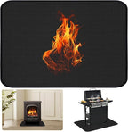 60×42 Inch Under Grill Mats for Outdoor Grill, Hearth Rugs for Fireplaces Fire Resistant, Gas and BBQ Grill Oil-Proof Water-Proof Protector for Decks, Patios and Indoor Grill