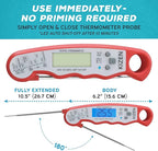 KIZEN Instant Read Meat Thermometer Digital - Food Thermometer for Cooking, Grill, Oven, BBQ - Probe Thermometer for Kitchen
