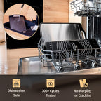 Matiks Stainless Steel Cutting Board Set - 16”×11” Large Double Sided Dishwasher Safe Metal Cutting Board for Kitchen – Ideal for Chopping Meat & Veggies - Christmas Gift & Housewarming Gifts New Home