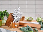 WÜSTHOF Gourmet White 7" Hollow Edge Santoku Knife