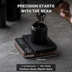 KitchenTour Coffee Scale with Timer (K112-W)