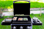 Yukon Glory Grill Basket Set, Stainless Steel BBQ 'N Serve 5-Piece with 3 Baskets, Removable Handle & Drip Tray for Vegetables, Fish, Shrimp