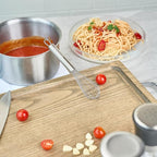 Restaurantware-German Standard 7.3 Inch French Whisk, 1 Dishwashable Kitchen Wire Whisk - Ergonomic Handle, Durable, Stainless Steel French Whip, For Blending, Stirring, Mixing Of Ingredients
