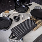 Backcountry Iron 8 Inch Round Medium Pre-Seasoned Cast Iron Skillet