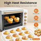 Premium Silicone Heart-Shaped Baking Mold with Metal Reinforced Frame – 1 Pack Non-Stick Cupcake & Muffin Pan for Baking Chocolate, Egg Bites & Brownies – BPA Free, Dishwasher & Oven Safe
