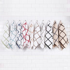 All-Clad Checked Kitchen Towel: Highly Absorbent, Super Soft Long Lasting - 100% Cotton, 17"x30" Tea Towel for Cleaning & Drying Dishes, Pans, Glassware, or Countertops, (1-Pack), Rainfall