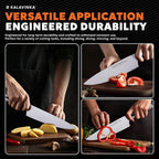 Professional Chef Knife 8", High Carbon Stainless Steel Blade, All-Purpose Kitchen Knife with Gifted Sheath, Summer Cooking (VENDANA)