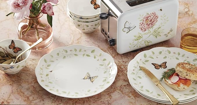 Lenox 894541 Butterfly Meadow Toaster, 3.60 LB, 0