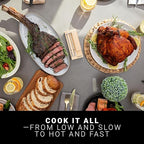 MEATER Pro Duo: Wireless Smart Meat Thermometer | 1000°F High Heat Resistance | Long Range | Dual Probes | Six Sensors | BBQ, Oven, Grill, Smoker, Air Fryer, Deep Fryer | iOS & Android App