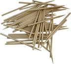 KingSeal Renewable Bamboo Heavy Duty Skewers, Sticks, 4.5 Inches x 3.8 mm Diameter, Retail Pack - 2 Bags of 100 Skewers (200 Count)