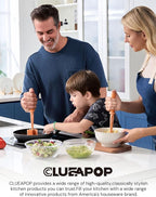 Meat Chopper for Hamburger, CLUEAPOP Premium Heat Resistant Masher and Smasher for Ground Beef, Nylon Ground Beef Chopper Tool and Meat Fork, Non Stick