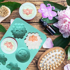 2Pcs Bee Silicone Molds Honeybee Silicone Mold for Making Homemade Soap, Lotion Bar, Jello, Bath Bomb, Beeswax, Candle