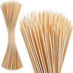 200 PCS Bamboo Marshmallow Roasting Sticks, SMores Skewers for Fire Pit, Extra Long 14 Inch Heavy Duty 4mm Thick Wooden SMores Sticks for Open Fire Pits Roaster Barbecue Hot Dog Camping Kebab Sausage