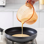 COOK WITH COLOR Glass Measuring Cups - Ideal for Cooking and Baking, Yellow