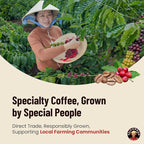 Pour Over Vietnamese Coffee – Saigondan Adventure | Espresso Robusta | 100% Robusta | Instant Specialty Coffee | Small Batch Roasted | Direct Trade | Naturally Sweet | 18 Sachets