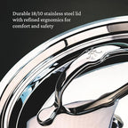 Hestan ProBond Forged TITUM - Professional Clad Stainless Steel, Nonstick, Frying Pan Set (8.5'' & 11''), Induction Compatible, Made without PFOAs