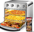 Air Fryer, Geek Chef Convection Air Fryer Toaster Oven, 4 Slice Toaster Airfryer Countertop Oven, Electric Hot Oven Oilless Cooker, Accessories, ETL Listed, 16QT
