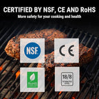 ThermoPro TP18 Instant Read Meat Thermometer Digital with Thermocouple Sensor, Cooking Food Thermometer for Grill, Smoker, BBQ, Oil Deep Frying, Candy, Kitchen Thermometer
