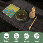 Matcha Whisk Set, 7Pcs Matcha Set Kit include Matcha Bowl, Matcha Whisk and Holder, Bamboo Scoop, Scoop Rest, Sifter and Tea Towel, Matcha Whisk and Bowl Set for Matcha Lovers and Beginers
