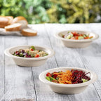 GUSTO [16 oz - 125 Count Heavy-Duty 100% Compostable Kraft Paper Soup Bowls – Eco-Friendly Disposable Sugarcane (Formerly Comfy Package)