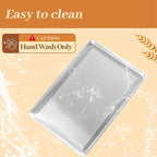 6 Pack Half Size Baking Sheet Pans Perforated, Aluminum Commercial Cookie Sheets Non-Stick, 18"x13"