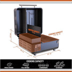 Traeger Grills TFT18KLD Ranger, Portable Wood Pellet Grill and Smoker – Electric Tabletop Pellet Smoker with Digital Arc Controller, Cast Iron Griddle, For Tailgating and Outdoor Cooking