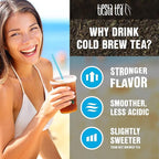 Tiesta Tea - Lavender Chamomile Cold Brew, Loose Leaf, Soft Chamomile Herbal Tea, Non-Caffeinated Iced Blend, Cold Brew Packets, Makes 64oz of Pitcher Per Bag (Pack of 10)